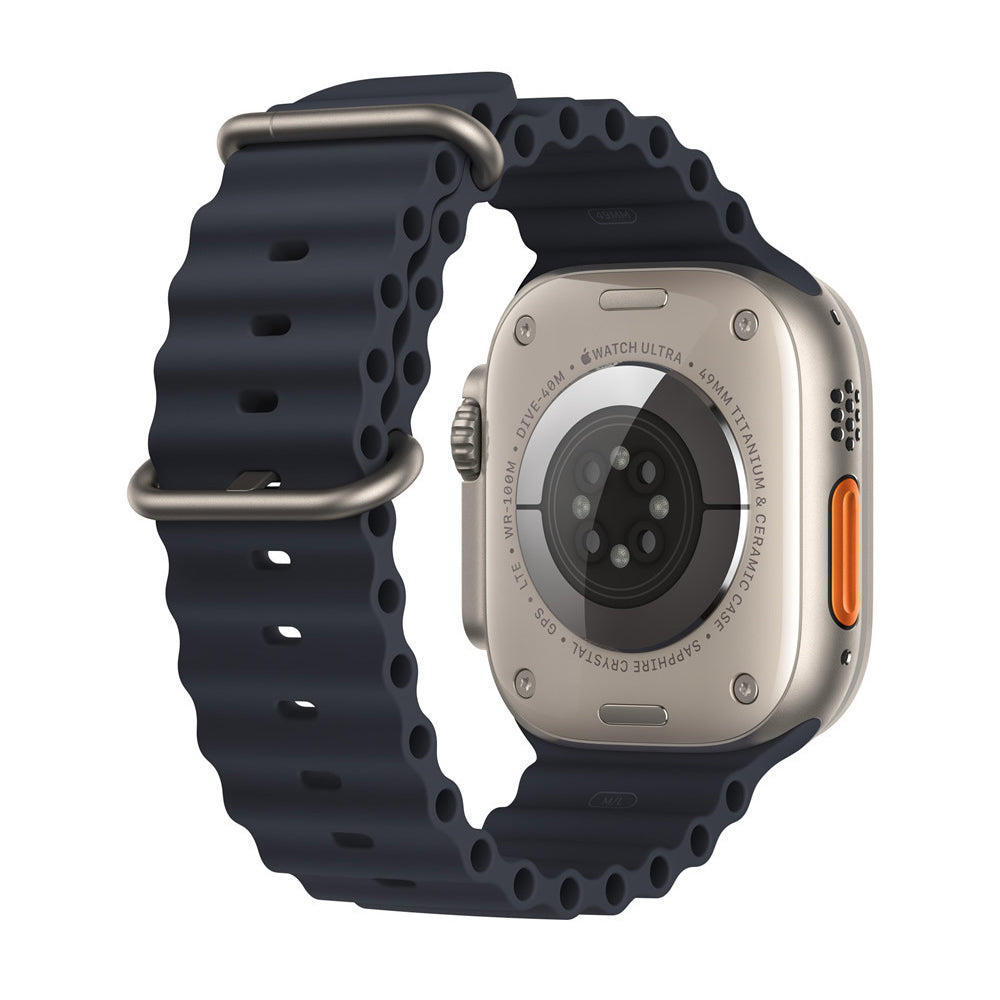 Pas Techsuit W038 za Apple Watch 49mm / 46mm / 45mm / 44mm / 42mm serije, črna