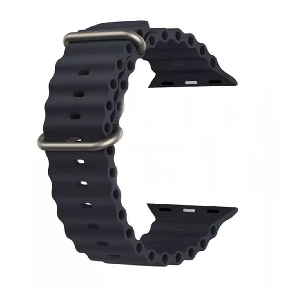 Pas Techsuit W038 za Apple Watch 49mm / 46mm / 45mm / 44mm / 42mm serije, črna