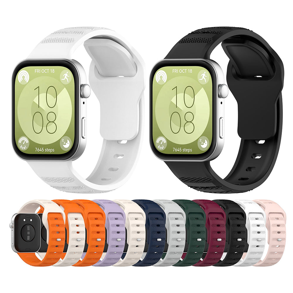 Pas Techsuit W050 za Huawei Watch Fit 4 Pro / Fit 4 / Fit 3, Črna