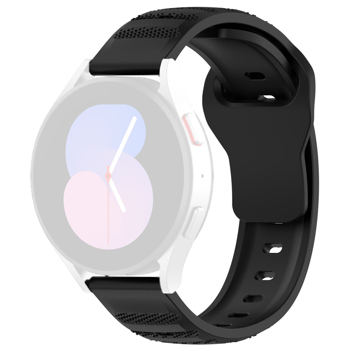 Pas Techsuit W050 za Huawei Watch / Xiaomi Watch Series, 22mm, Črna