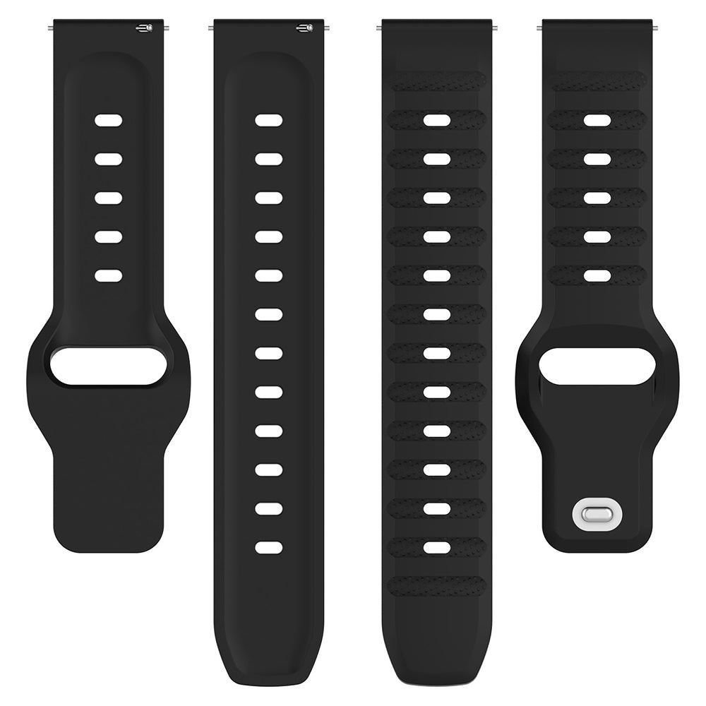 Pas Techsuit W050 za Huawei Watch / Xiaomi Watch Series, 22mm, Črna