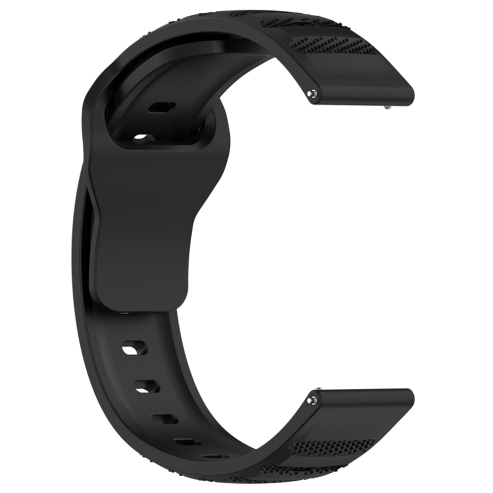 Pas Techsuit W050 za Huawei Watch / Xiaomi Watch Series, 22mm, Črna