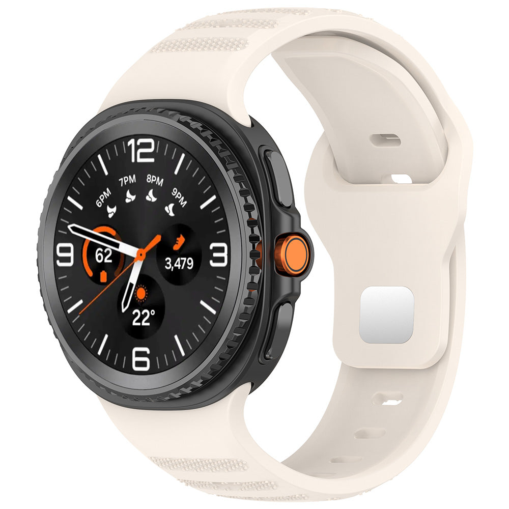 Pas Techsuit W050 za Samsung Galaxy Watch 8 Classic / Watch8 44mm / Watch 8 40mm, Bež