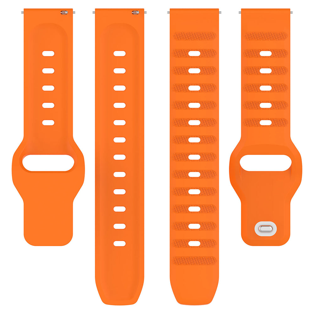 Pas Techsuit W050 za Samsung Galaxy Watch / Huawei Watch Series, 20mm, Oranžen