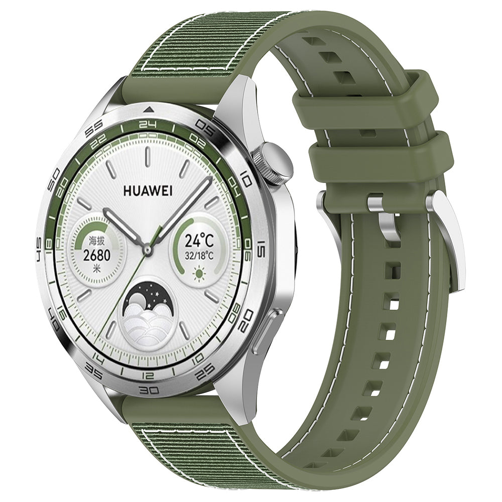 Pas Techsuit W051 za Huawei Watch / Xiaomi Watch Series, 22mm, Zelen