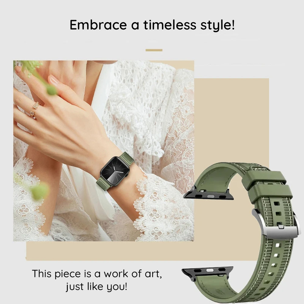 Pas Techsuit W051 za Huawei Watch / Xiaomi Watch Series, 22mm, Zelen