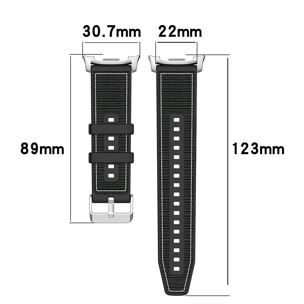 Pas Techsuit W051 za Samsung Galaxy Watch 8 Classic / Watch8 44mm / Watch 8 40mm, Siva