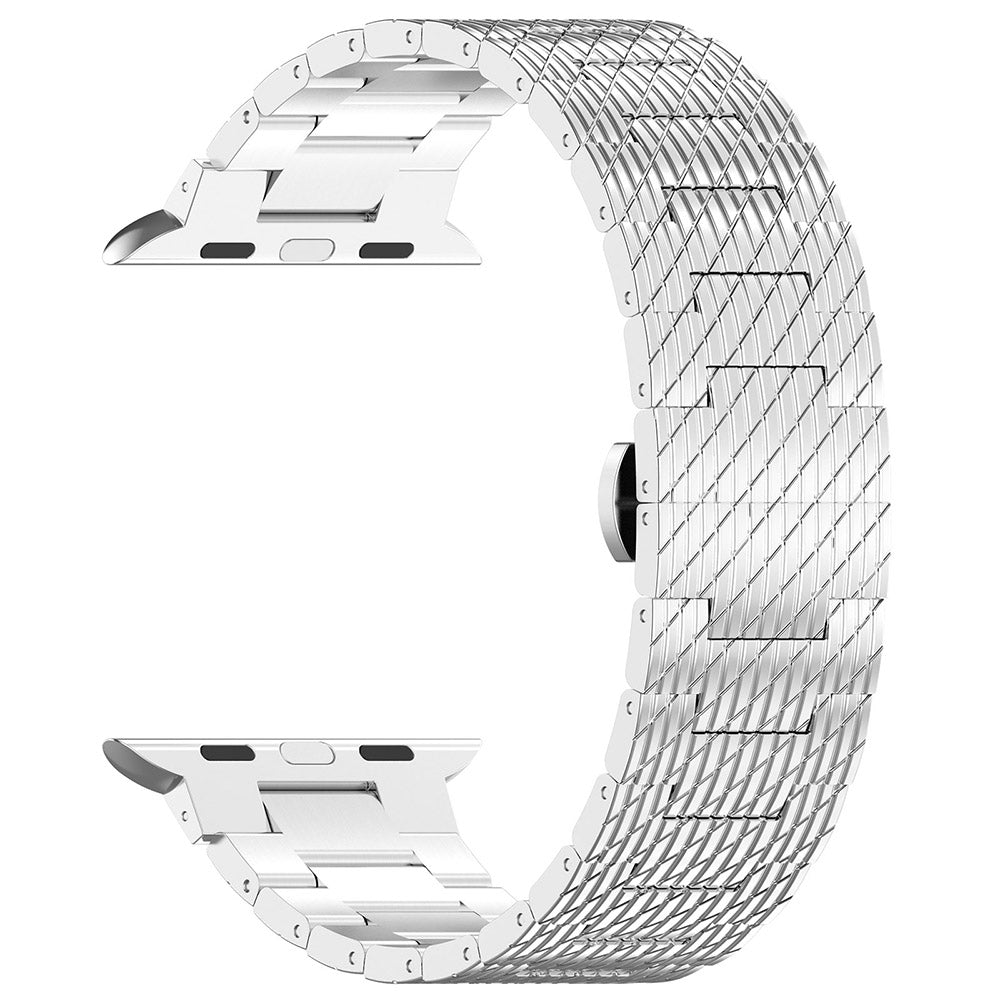 Pas Techsuit W052 za Apple Watch 42mm / 41mm / 40mm / 38mm Series, Srebrn