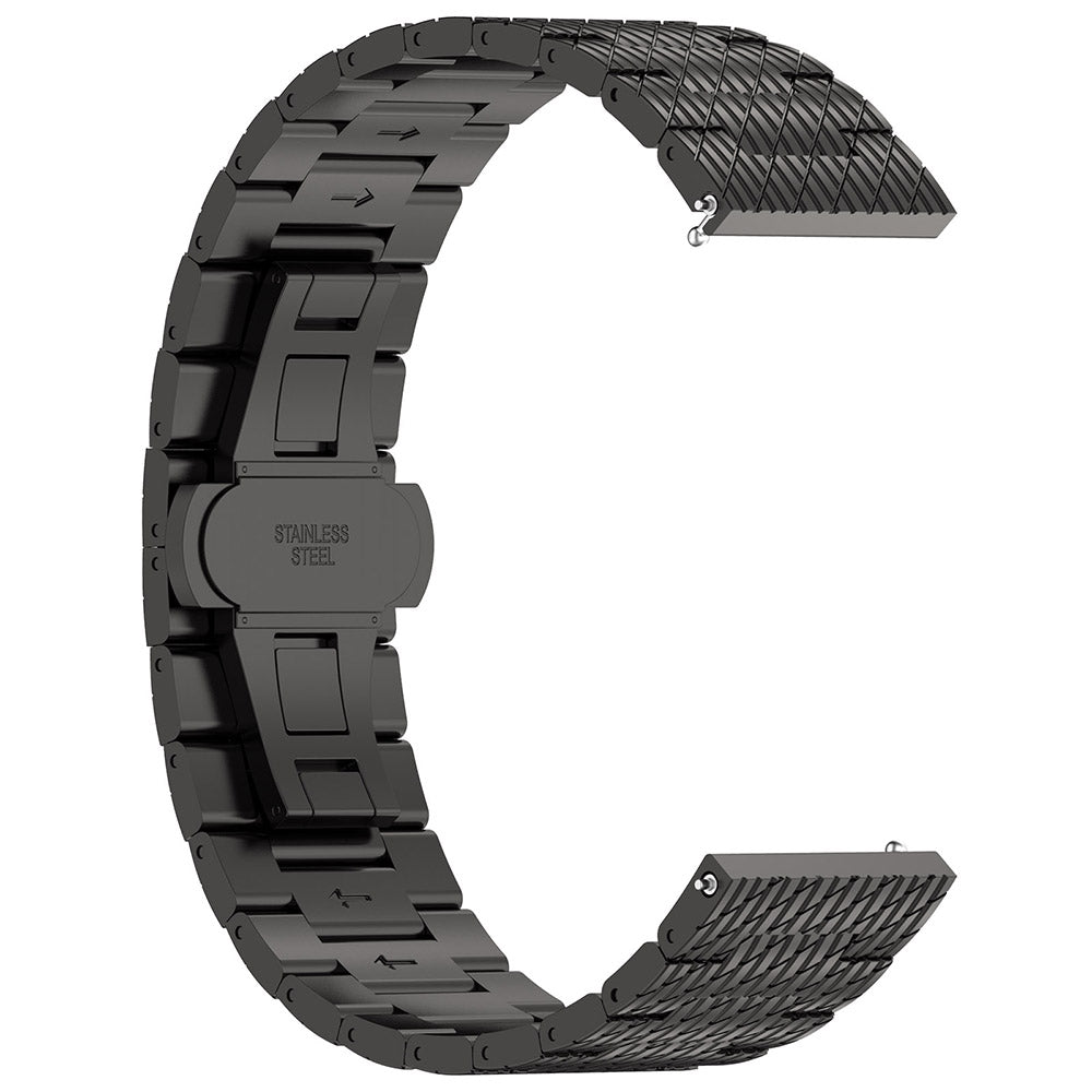Pas Techsuit W052 za Huawei Watch / Xiaomi Watch Series, 22mm, Črna