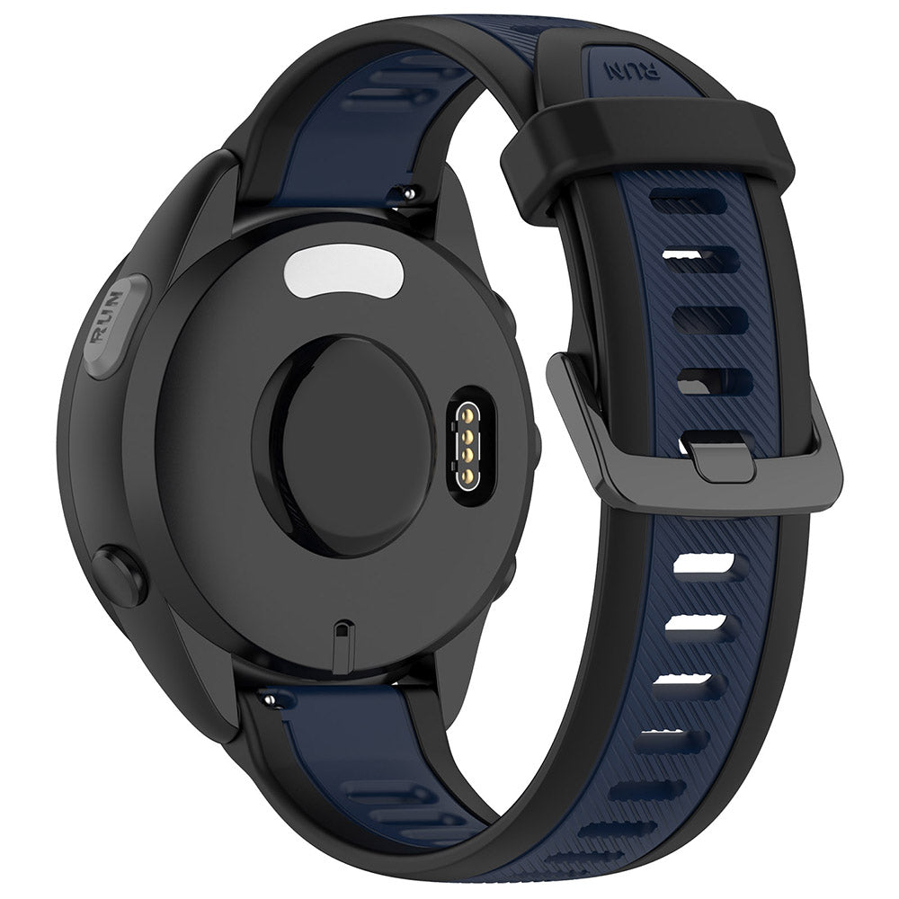 Pas Techsuit W053 za Huawei Watch / Garmin Watch Series, 18mm, Temno modra