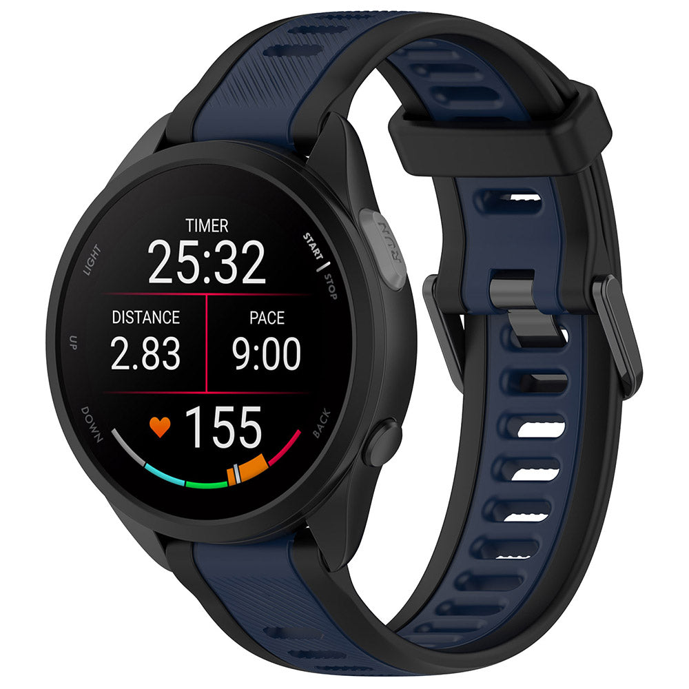 Pas Techsuit W053 za Huawei Watch / Garmin Watch Series, 18mm, Temno modra