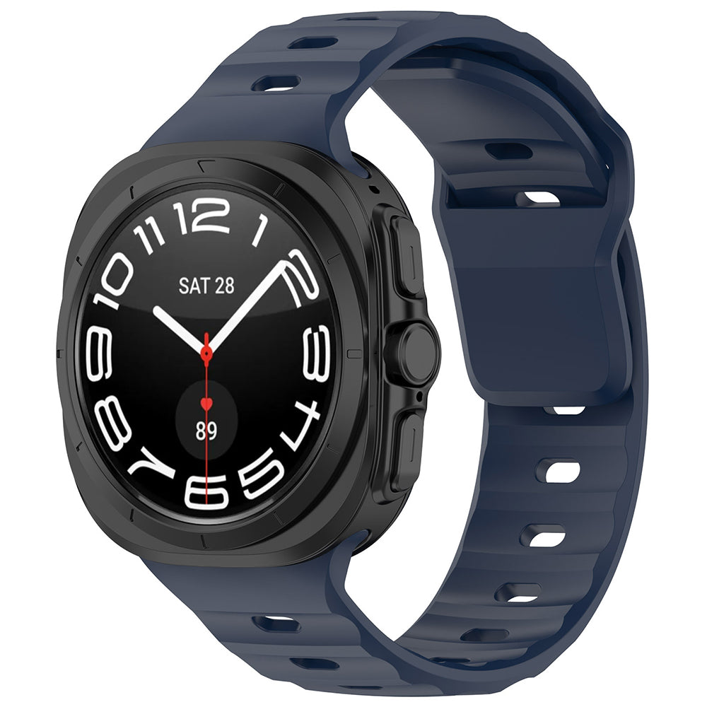 Pas Techsuit W055 za Samsung Galaxy Watch Ultra, Mornarsko modra