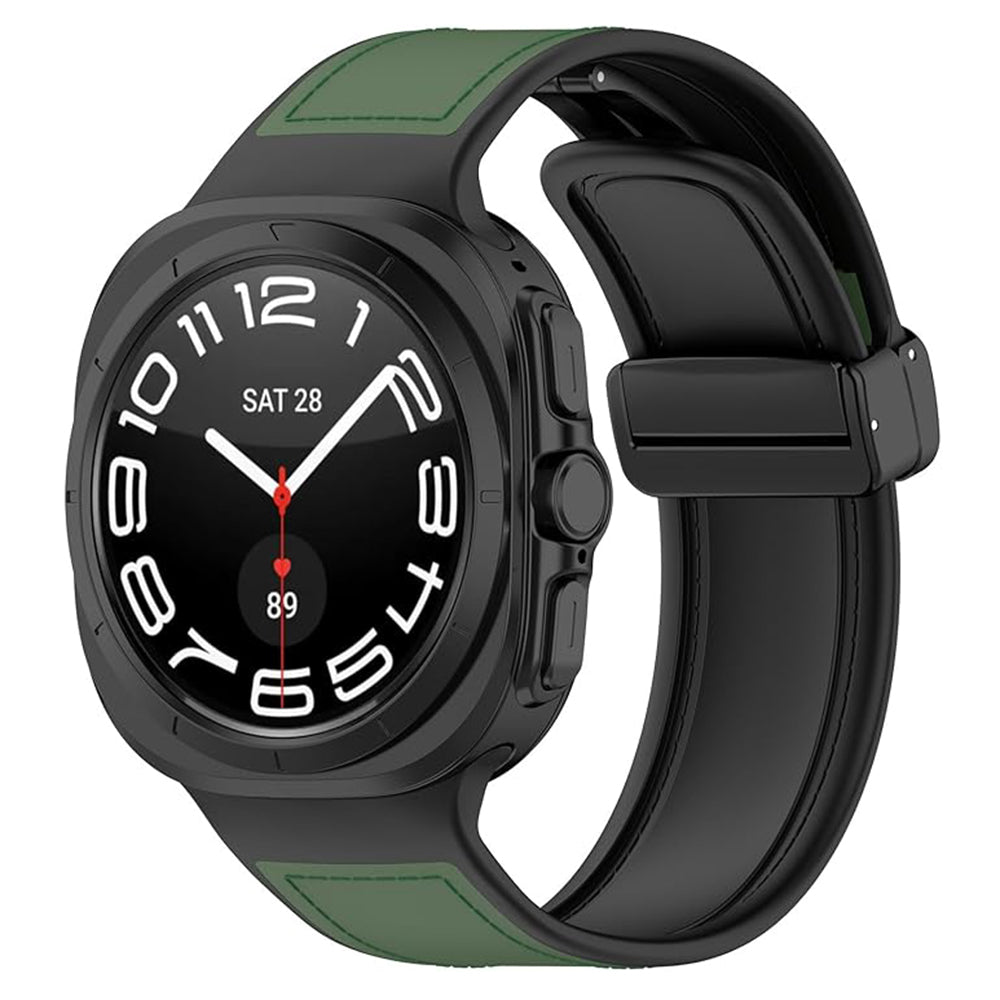 Pas Techsuit W056 za Samsung Galaxy Watch Ultra, Zelen