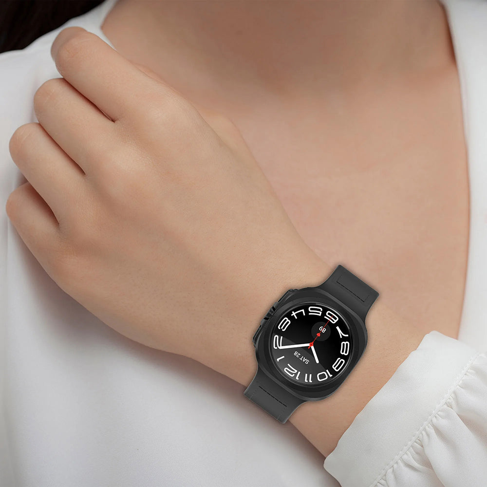 Pas Techsuit W056 za Samsung Galaxy Watch Ultra, Zelen