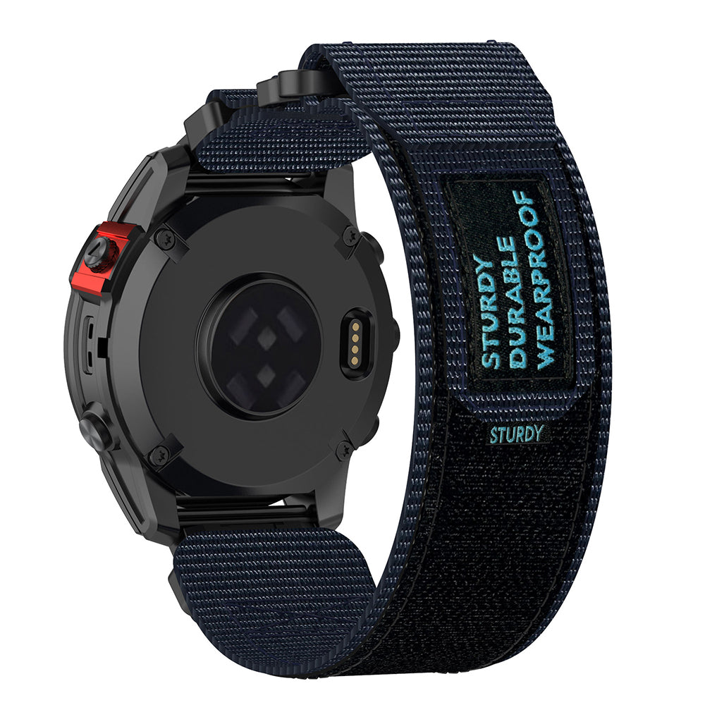 Pas Techsuit W057 za ure Garmin Instinct / Approach / Fenix, 20mm, mornarsko modra