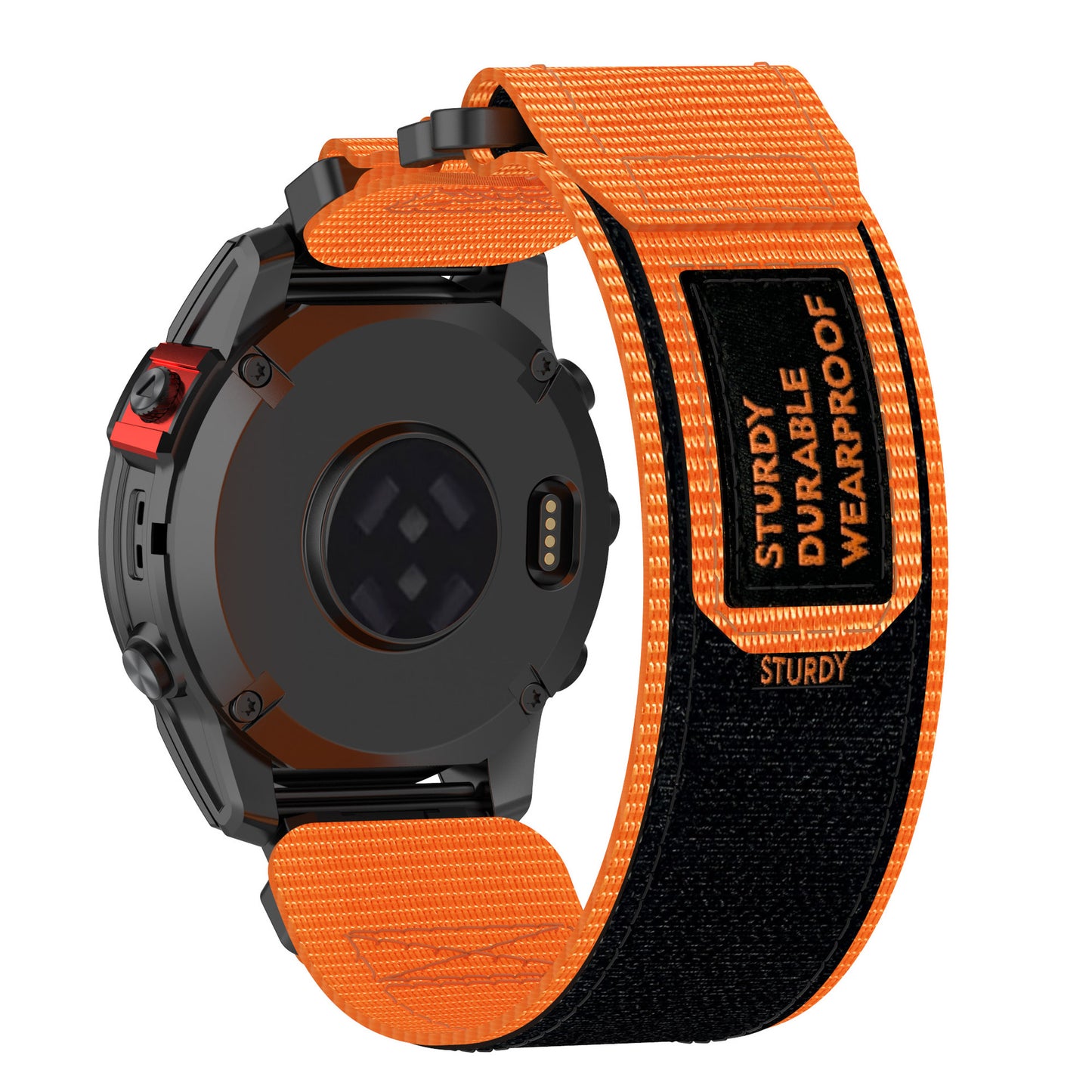 Pas Techsuit W057 za Garmin Instinct / Approach / Fenix Watch Series, 20mm, Oranžen