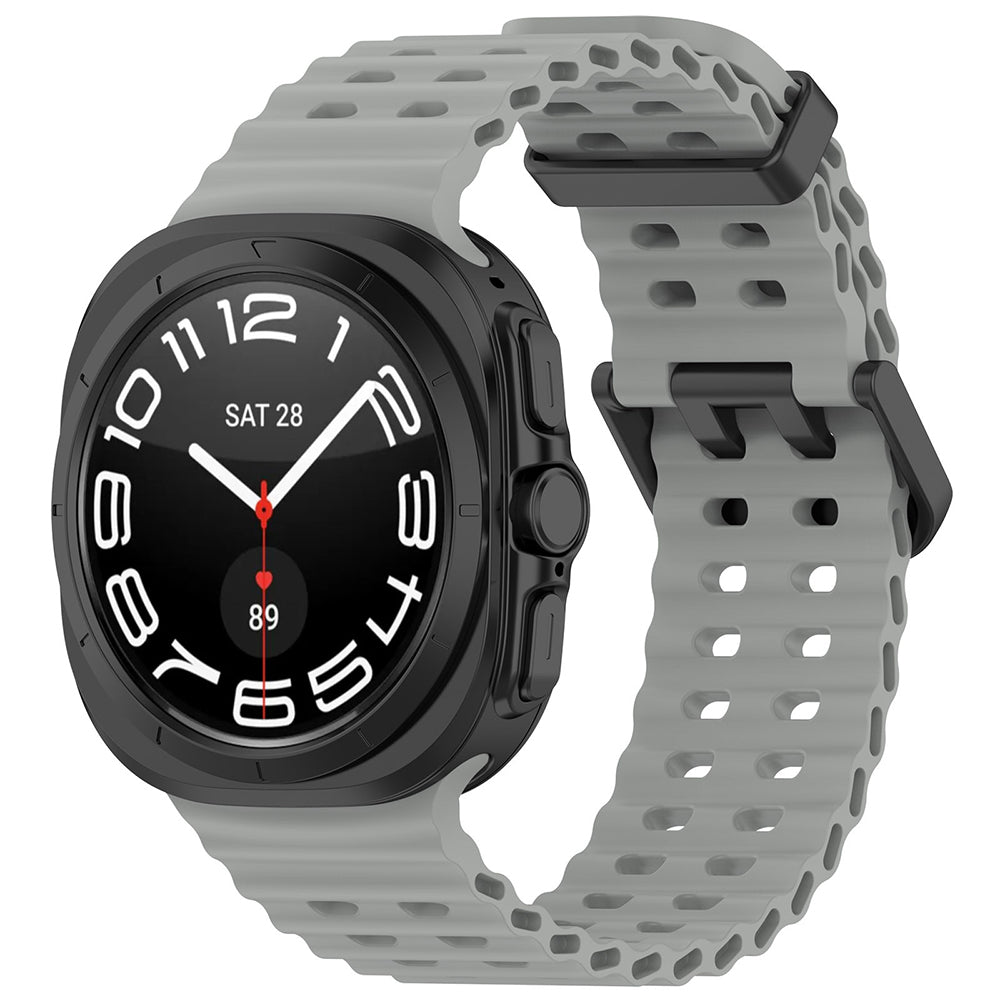 Pas Techsuit W062 za Samsung Galaxy Watch Ultra, Siv