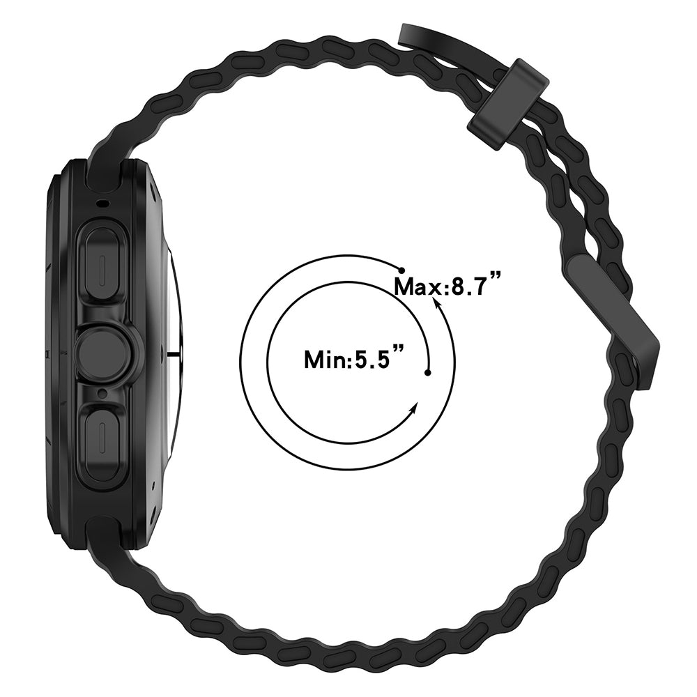 Pas Techsuit W062 za Samsung Galaxy Watch Ultra, Siv