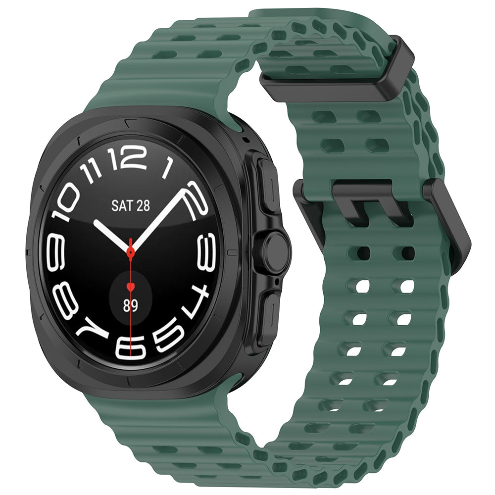 Pas Techsuit W062 za Samsung Galaxy Watch Ultra, Zelen