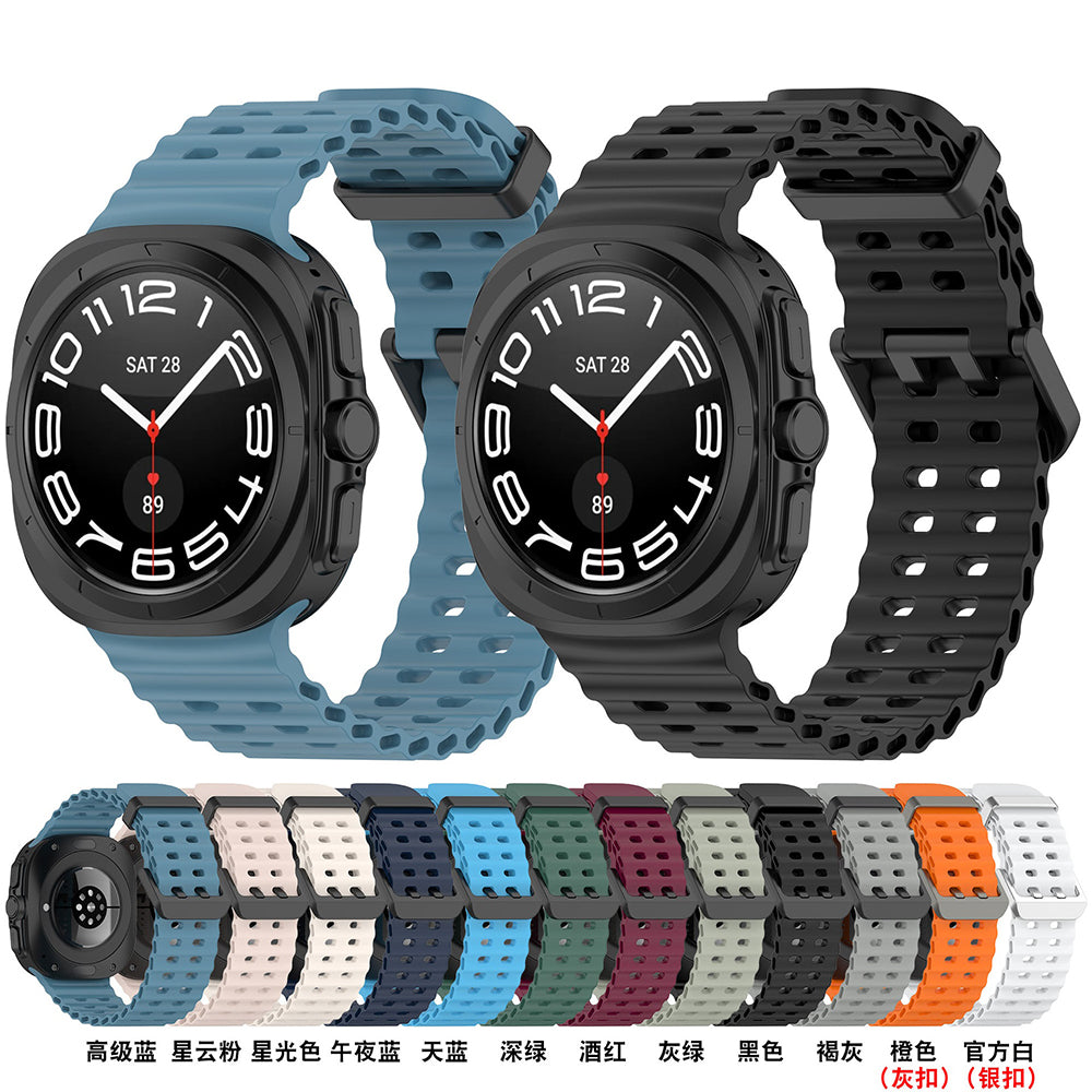 Pas Techsuit W062 za Samsung Galaxy Watch Ultra, Zelen