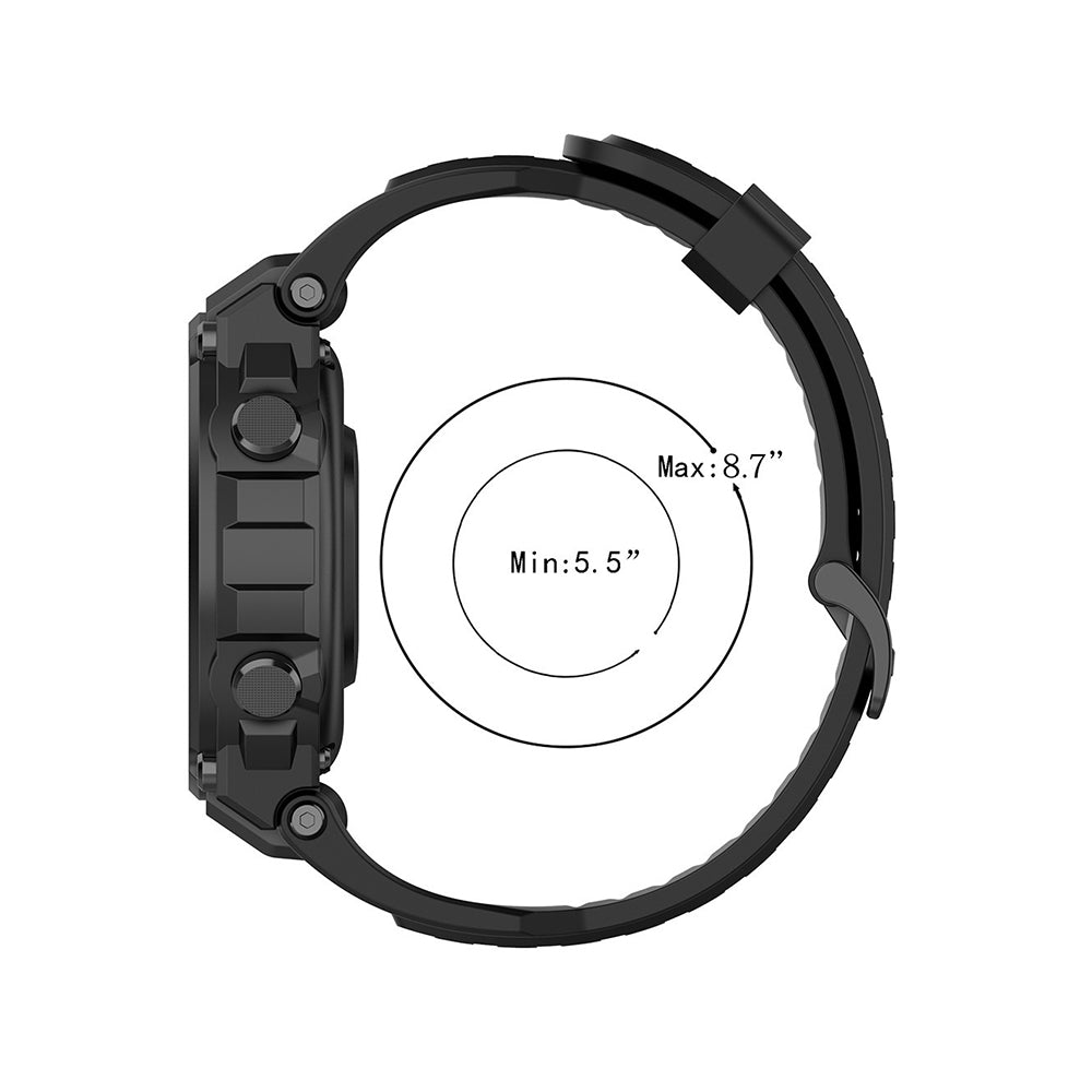 Pas Techsuit W067 za Amazfit T-Rex Pro / T-Rex, Mornarsko modra