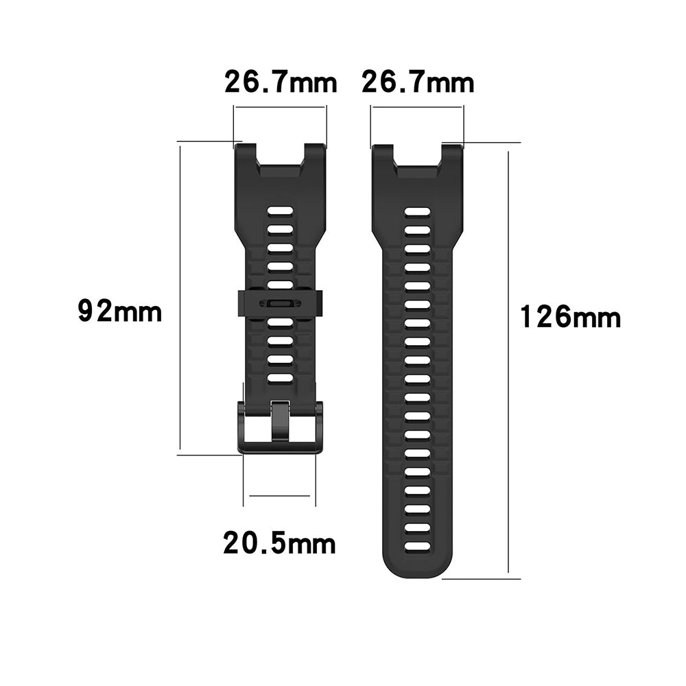 Techsuit W067 Strap for Amazfit T-Rex Pro / T-Rex, Black
