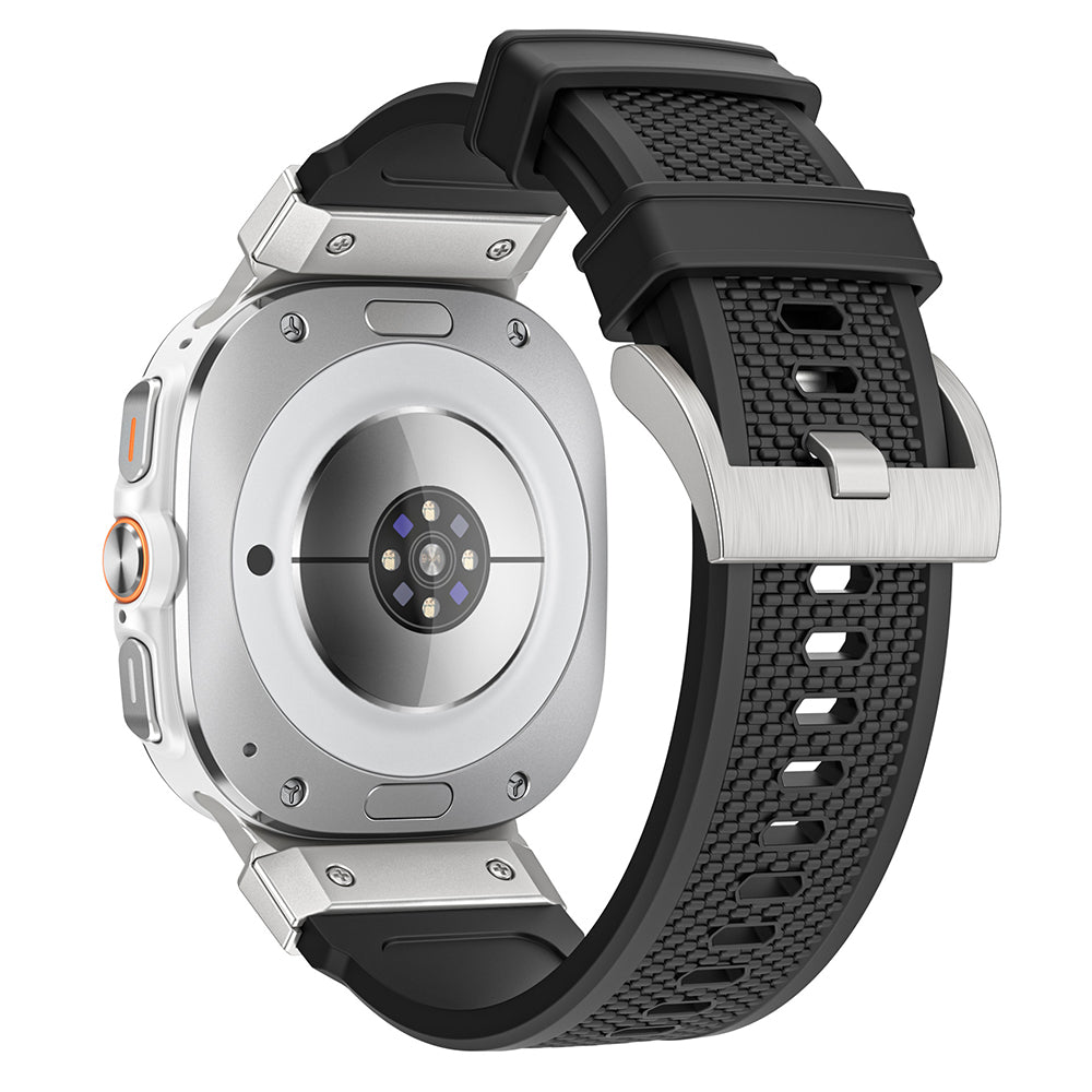 Pas Techsuit W068 za Samsung Galaxy Watch Ultra, Srebrno Bela
