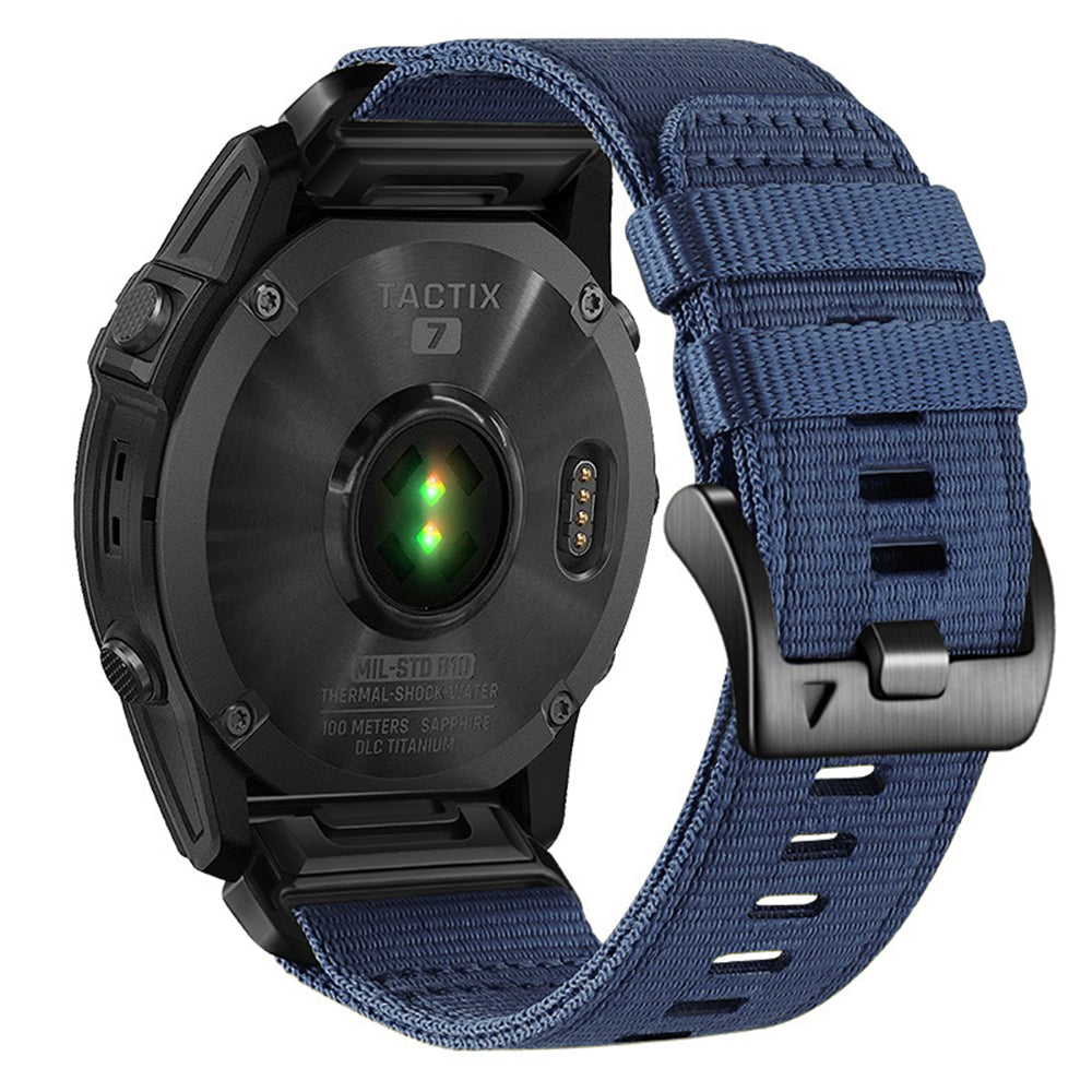 Pas Techsuit W070 za Garmin Watch Fenix Series, 26mm, Mornarsko modra
