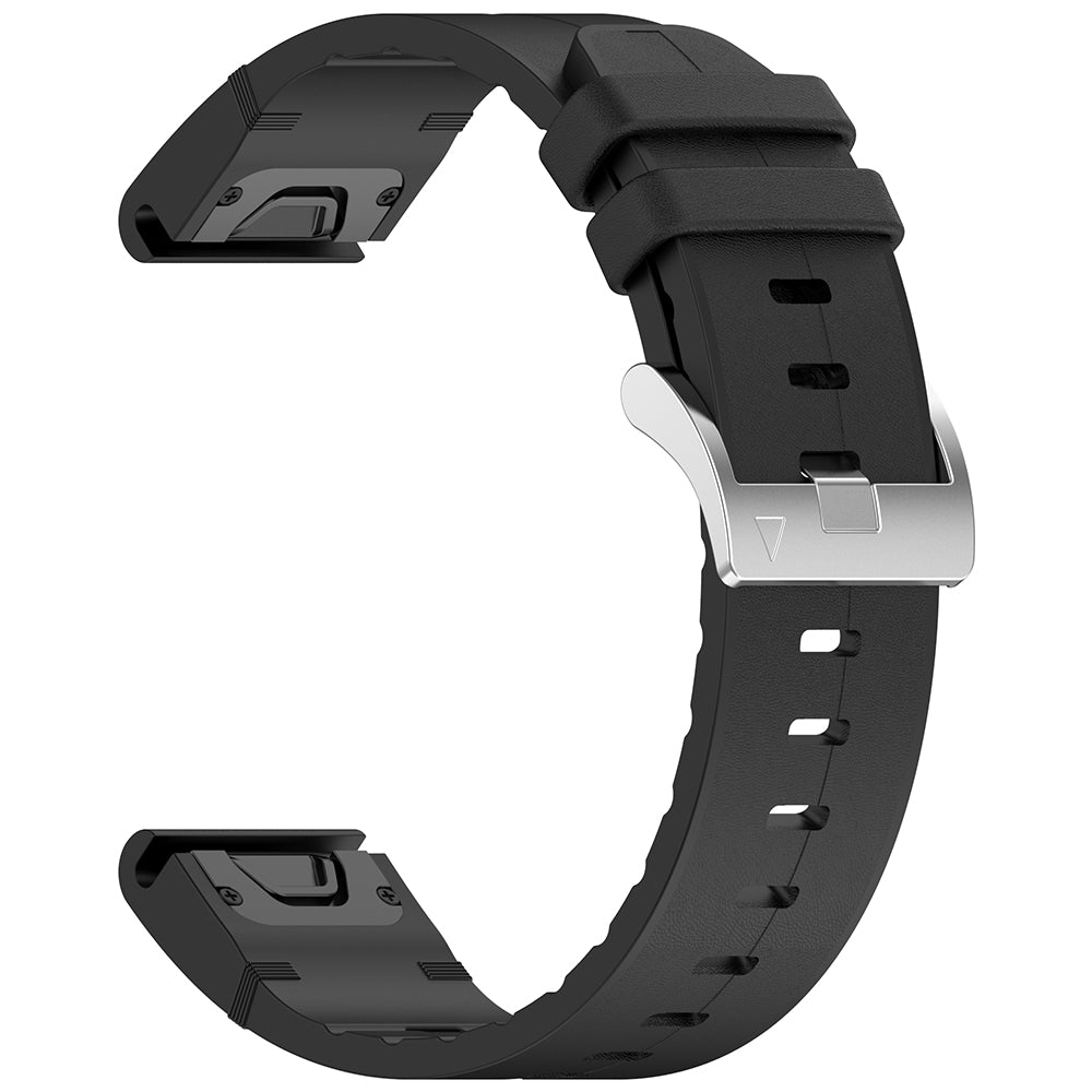 Pas Techsuit W071 za Garmin Instinct / Approach / Fenix Watch Series, 20mm, Črna