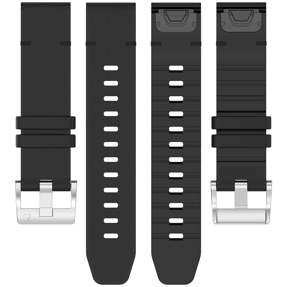 Pas Techsuit W071 za Garmin Instinct / Approach / Fenix Watch Series, 20mm, Črna