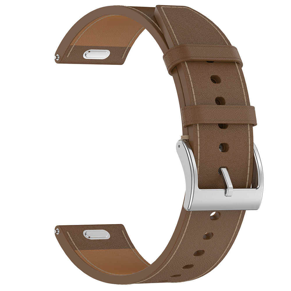 Pas Techsuit W073 za Samsung Galaxy Watch / Huawei Watch Series, 22mm, Rjava