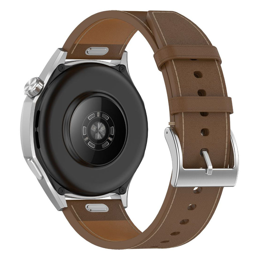 Pas Techsuit W073 za Samsung Galaxy Watch / Huawei Watch Series, 22mm, Rjava