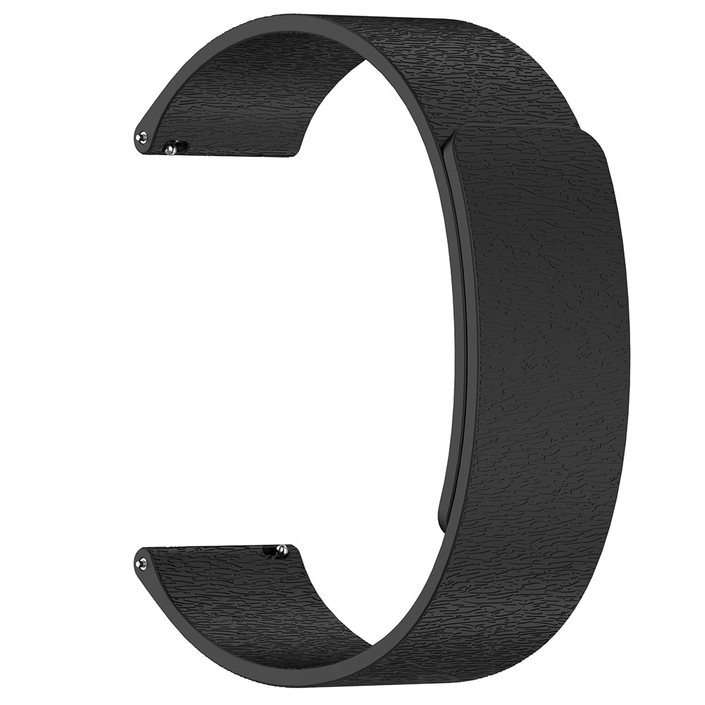 Pas Techsuit W074 za Huawei Watch / Garmin Watch Series, 18mm, Črna