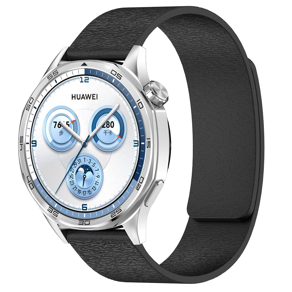 Pas Techsuit W074 za Huawei Watch / Garmin Watch Series, 18mm, Črna