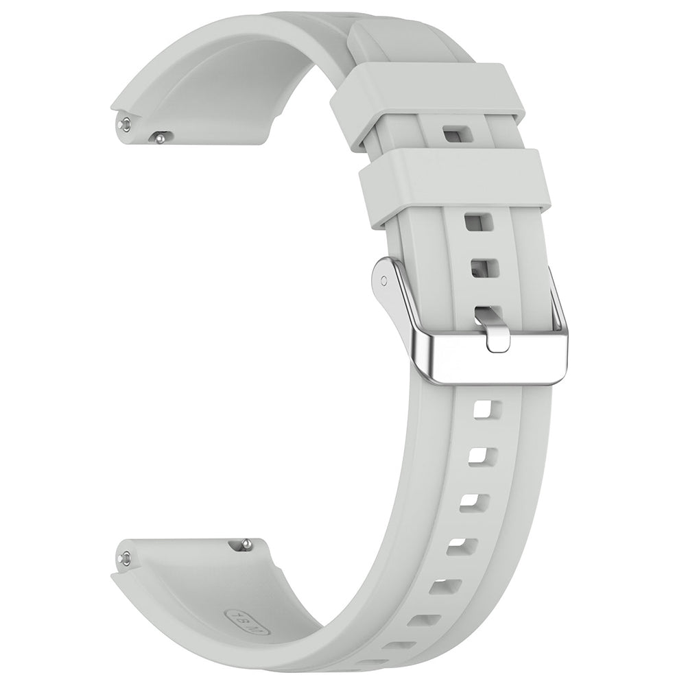 Pas Techsuit W075 za Huawei Watch / Garmin Watch Series, 18mm, Siva