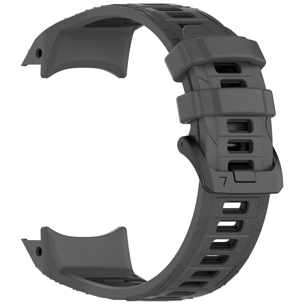 Pas Techsuit W077 za Garmin Instinct 3 50mm Solar / Instinct 3 50mm, Siv