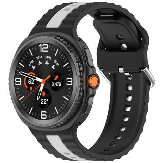 Pas Techsuit W078 za Samsung Galaxy Watch 8 Classic / Watch8 44mm / Watch 8 40mm, Črna