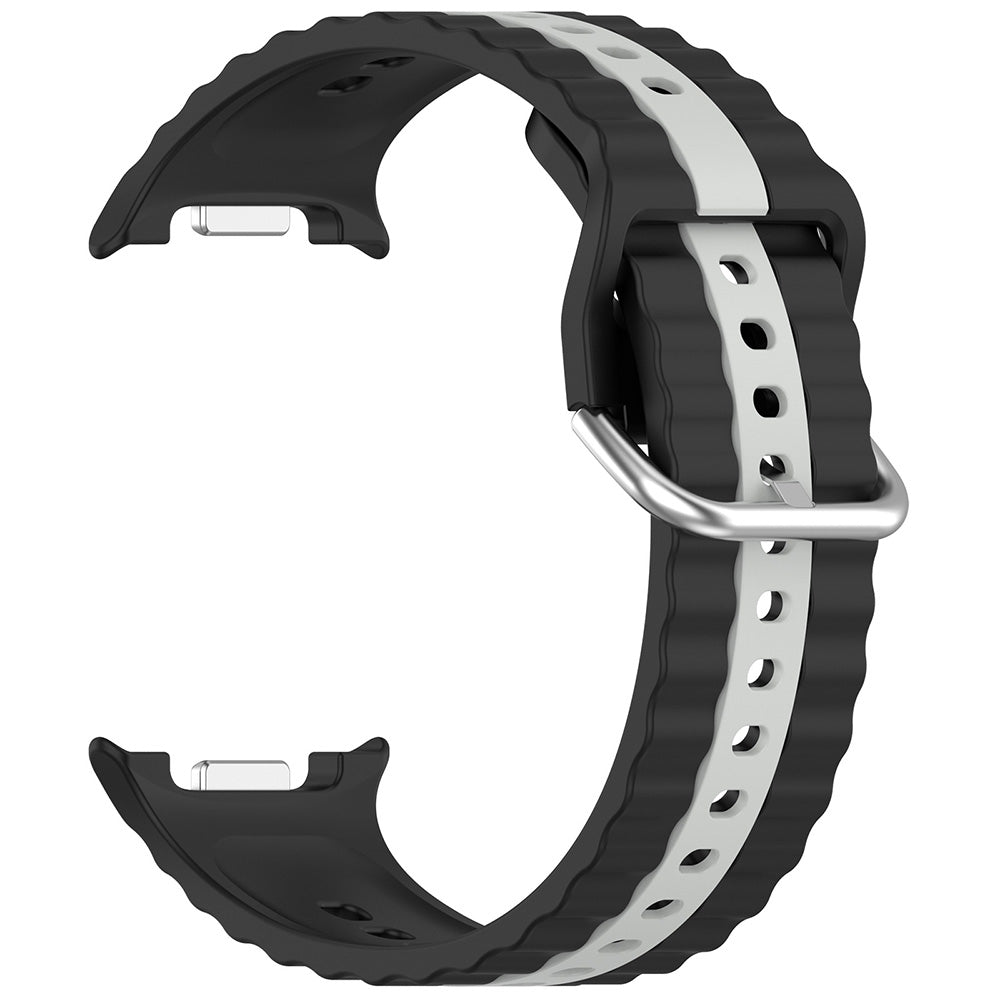 Pas Techsuit W078 za Samsung Galaxy Watch8 / Watch8 Classic serijo, črna