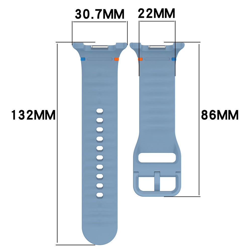Techsuit W079 Strap for Samsung Galaxy Watch 8 Classic / Watch8 44mm / Watch 8 40mm, Navy Blue