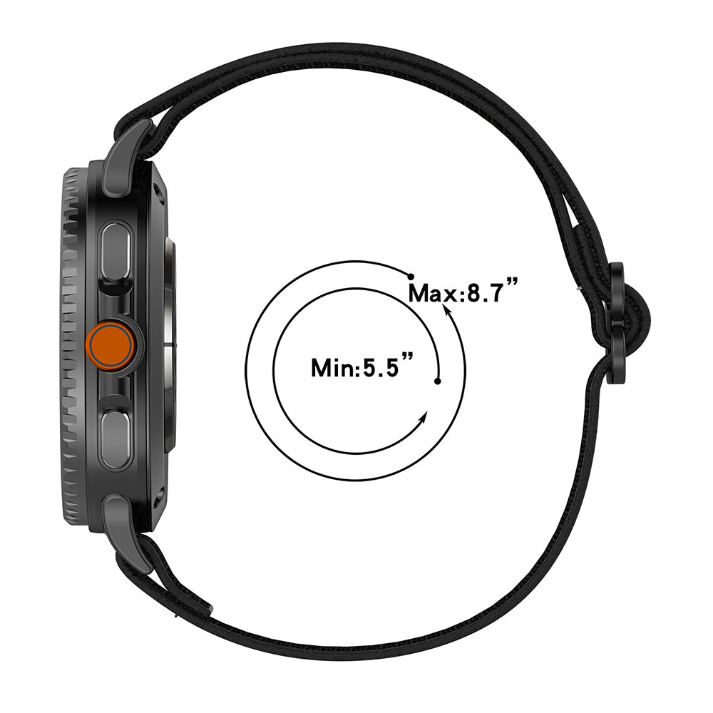 Pas Techsuit W080 za Samsung Galaxy Watch8 / Watch8 Classic serijo, temno modra