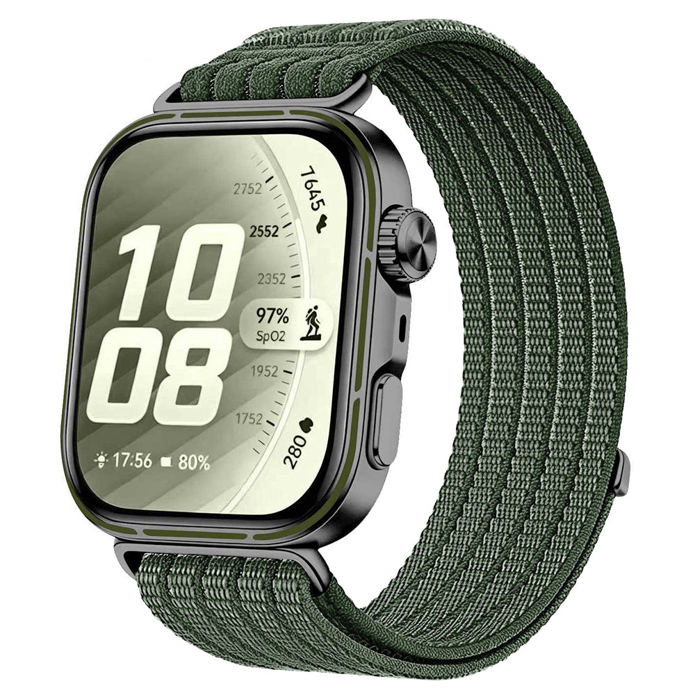 Pas Techsuit W085 za Huawei Watch Fit 5, Temno zelena
