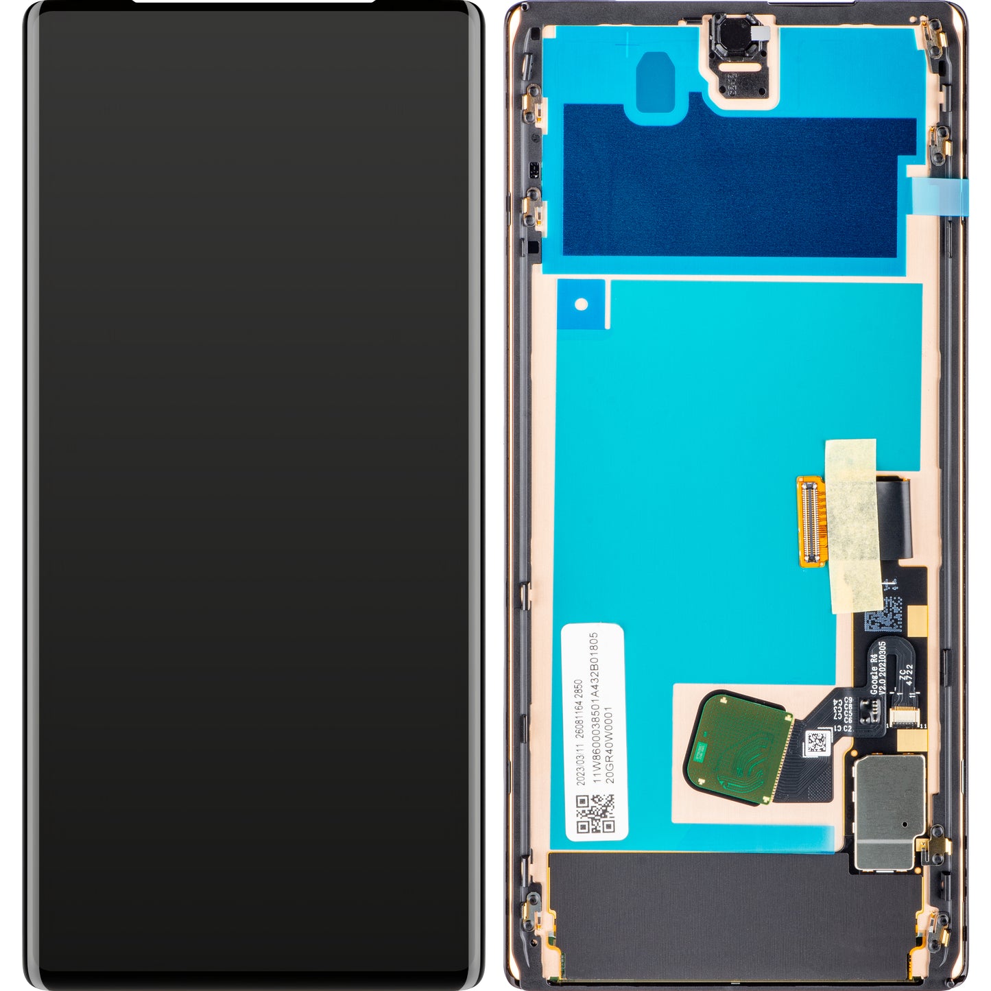 Google Pixel 6 Pro zaslon na dotik, servisni paket G949-0021219-01