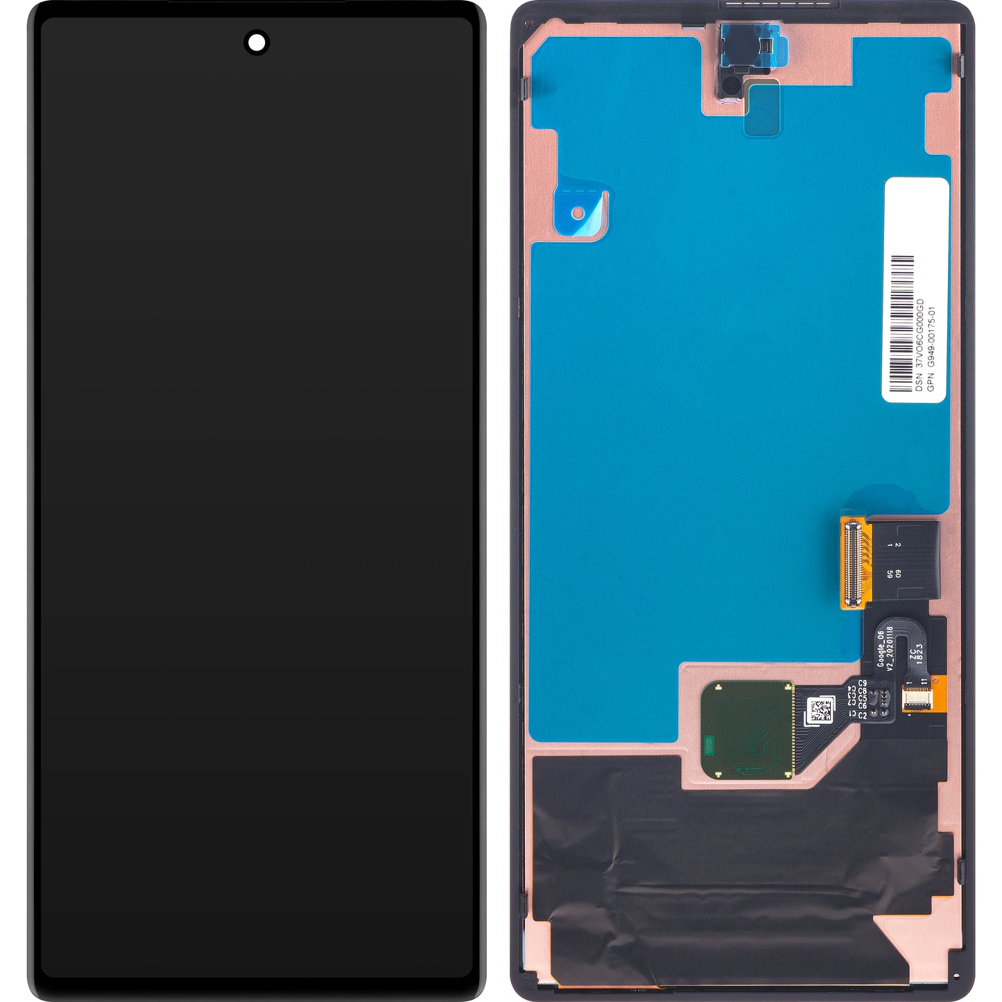 Google Pixel 6 zaslon na dotik, servisni paket G949-00175-01