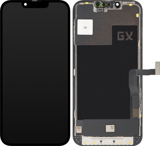 GX zaslon na dotik za Apple iPhone 13 Pro, z okvirjem, OLED IC Movable Version, črn