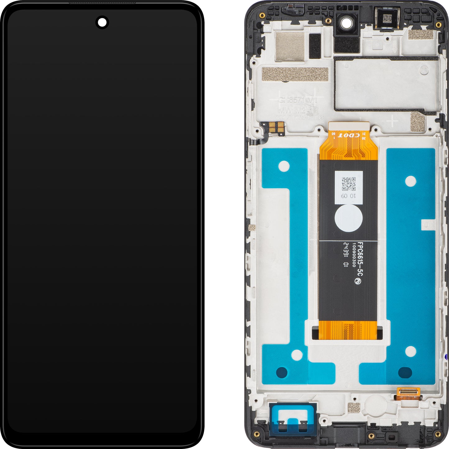 Zaslon s tehnologijo na dotik HMD Pulse+ / Pulse Pro / Pulse, z okvirjem, črn, Service Pack 286940623