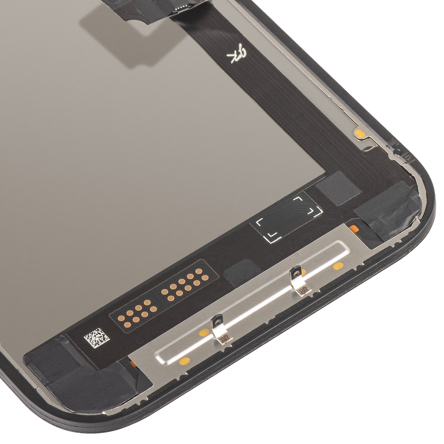 JK zaslon na dotik za Apple iPhone 17, z okvirjem, različica LCD In-Cell IC premakljiv, črna