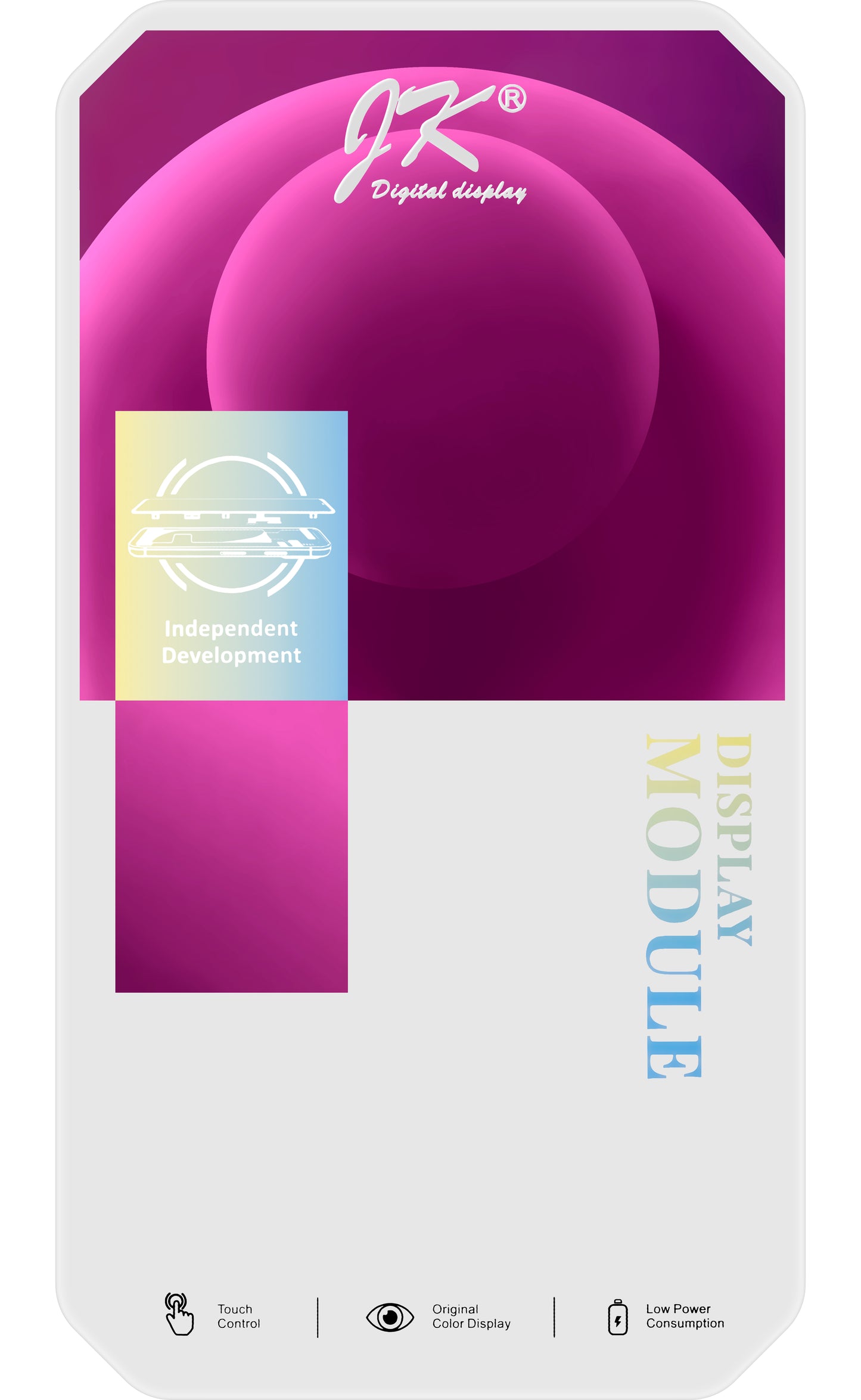 JK Zaslon na dotik za Apple iPhone 12 mini, z okvirjem, izvedba LCD v celici, črn