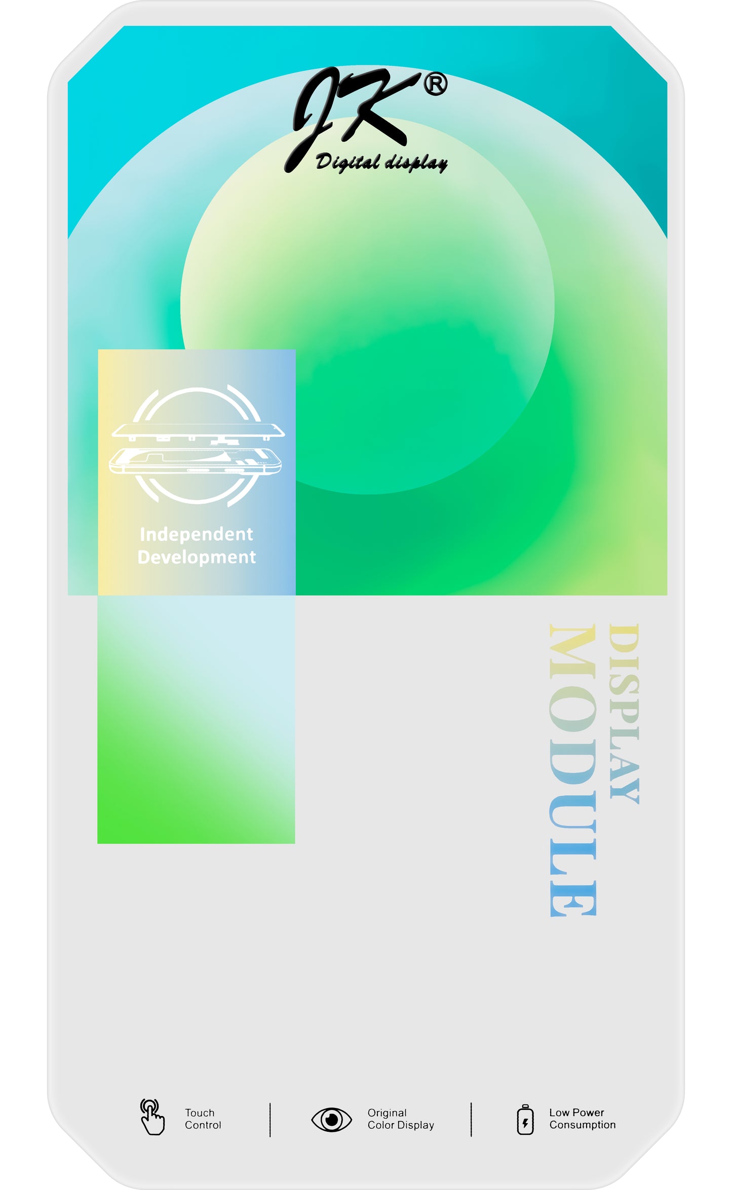 JK Zaslon na dotik za Apple iPhone 13 Pro Max, z okvirjem, izvedba LCD v celici, črn