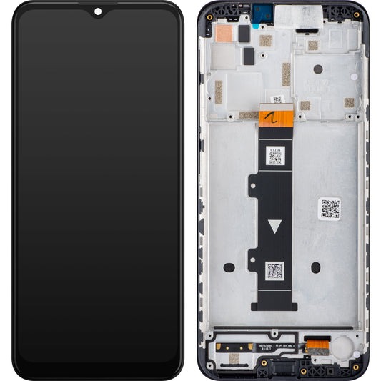 Motorola Moto Moto G10 Zaslon na dotik, z okvirjem, črn, servisni paket 5D18C18090