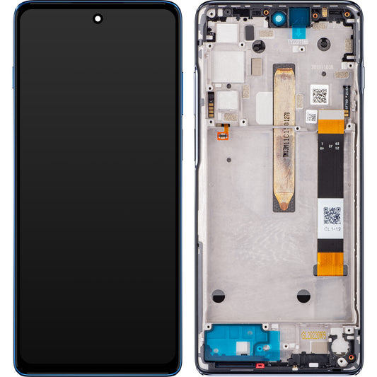 Zaslon na dotik Motorola Moto Moto G200 5G, z okvirjem, modra, servisni paket 5D68C20181